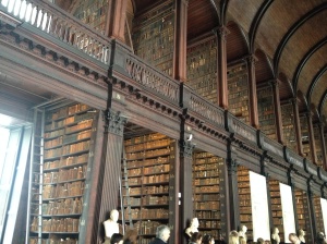 Some of the books in the Long Library